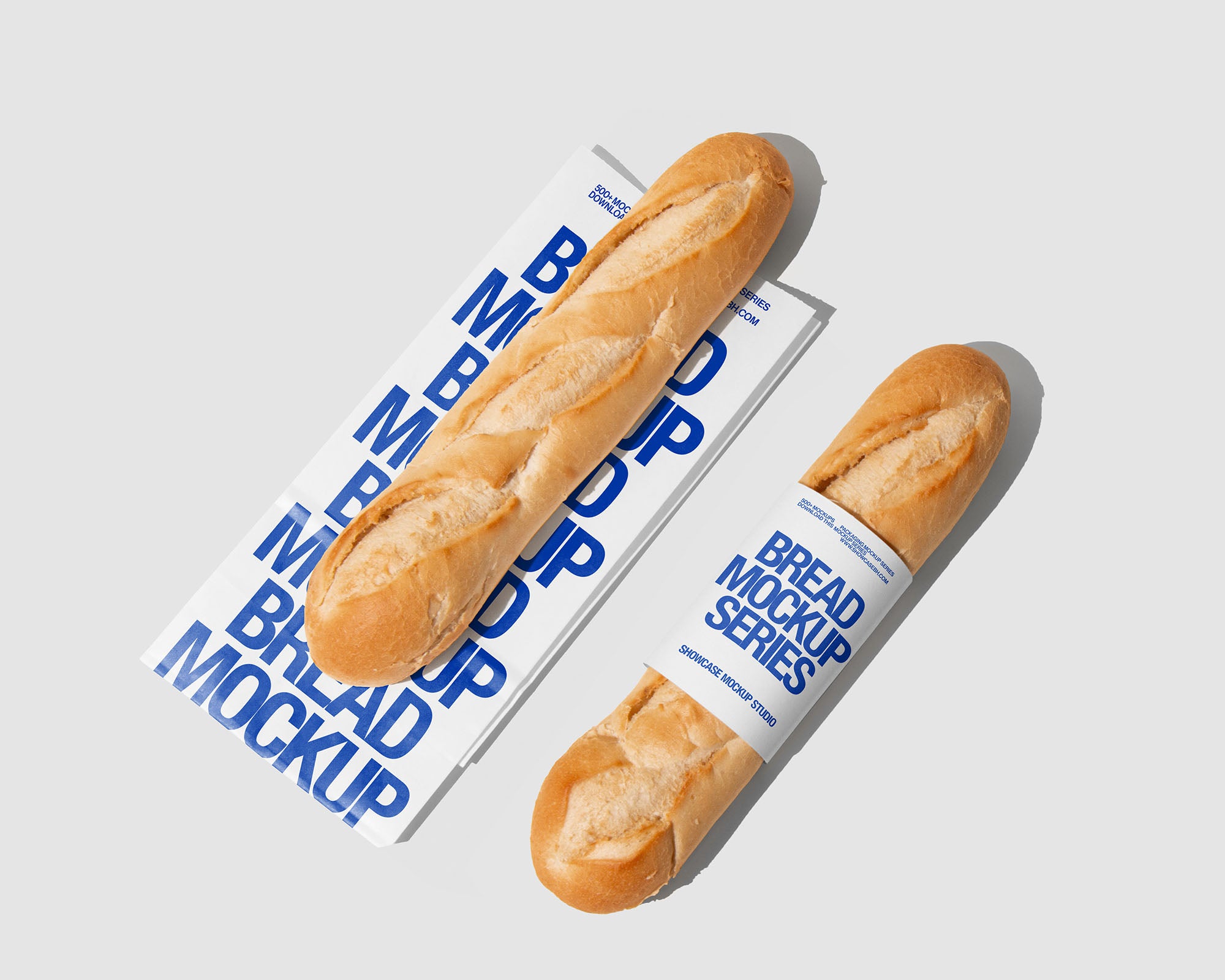 Bread05_Baguette Packaging Mockup