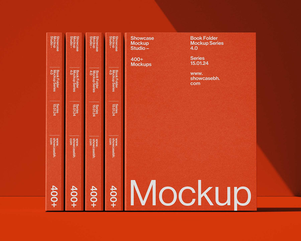 BF403_Book Folder Mockup – Showcase Mockup Studio