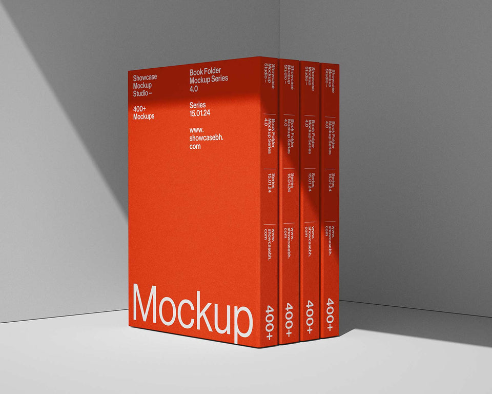 BF409_Book Folder Mockup – Showcase Mockup Studio