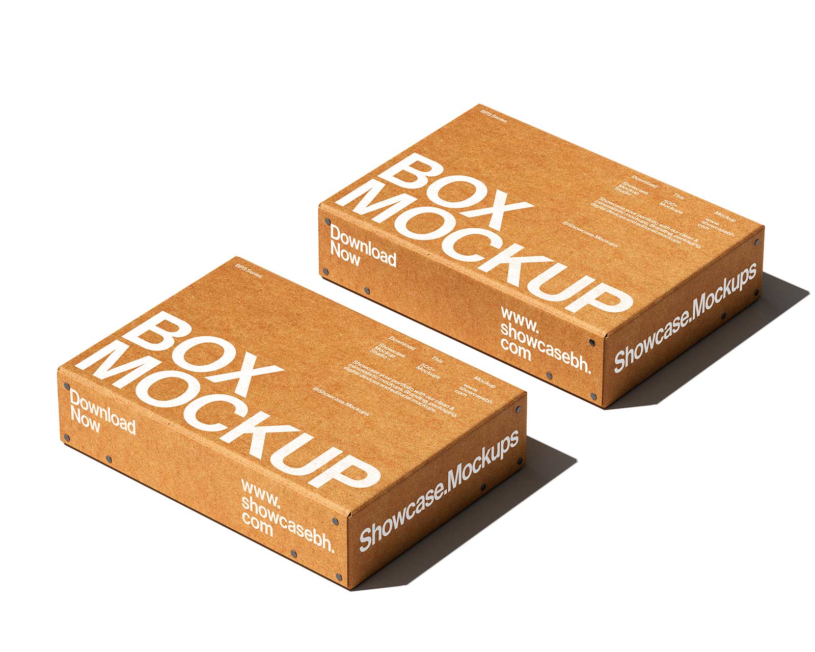 Box Mockup Bundle – 10 Packaging PSD Templates – Showcase Mockup