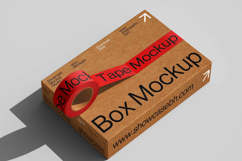 BP06_Box Packaging Mockup – Showcase Mockup Studio