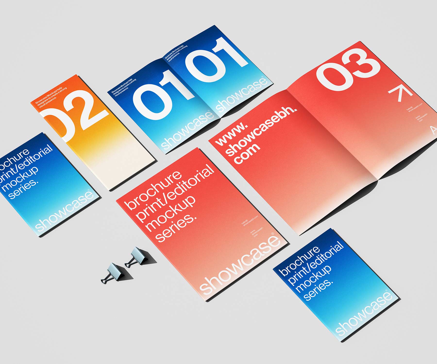 BE03_Brochure Mockup Set