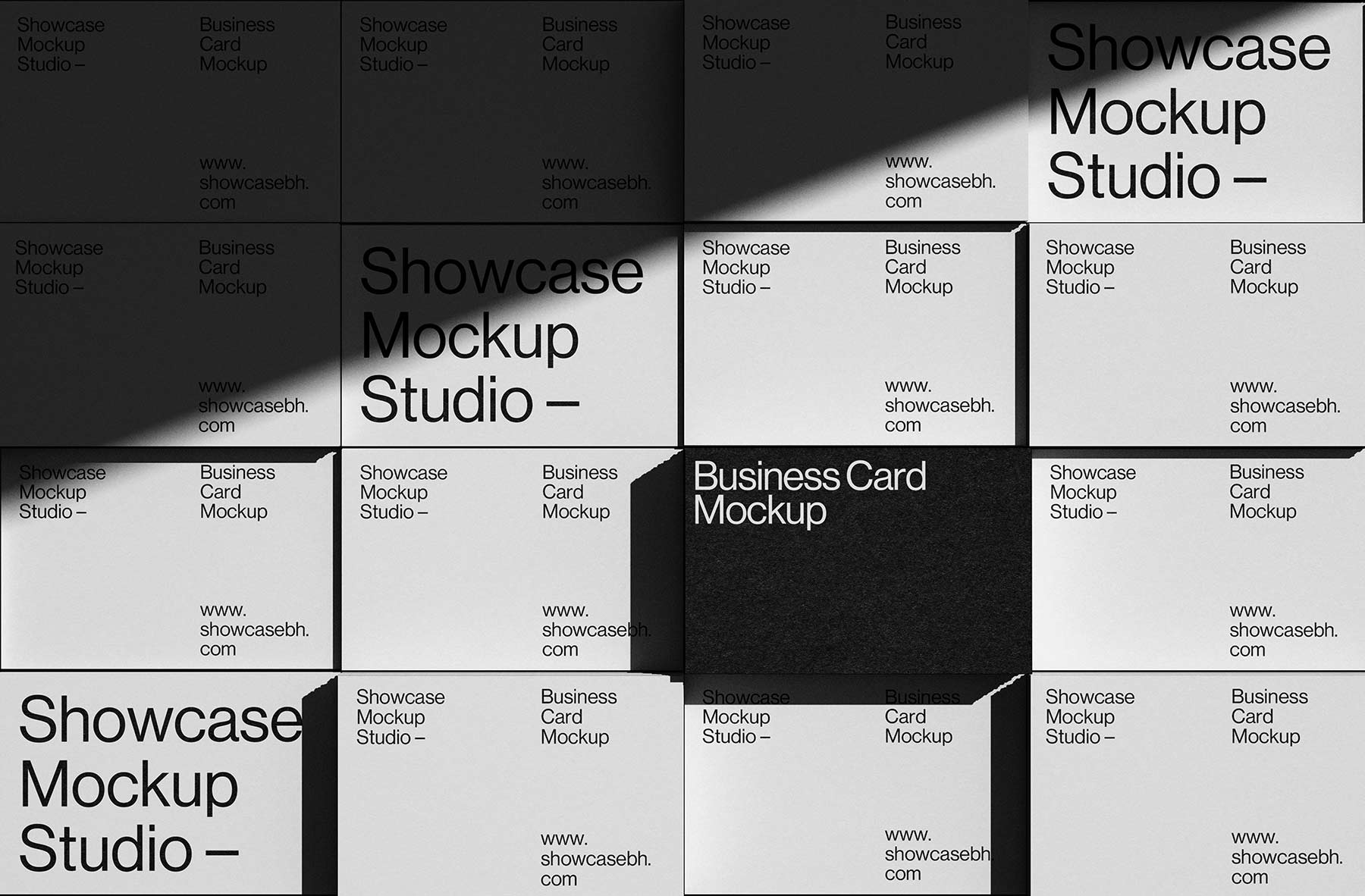 Business Card Showcase Template
