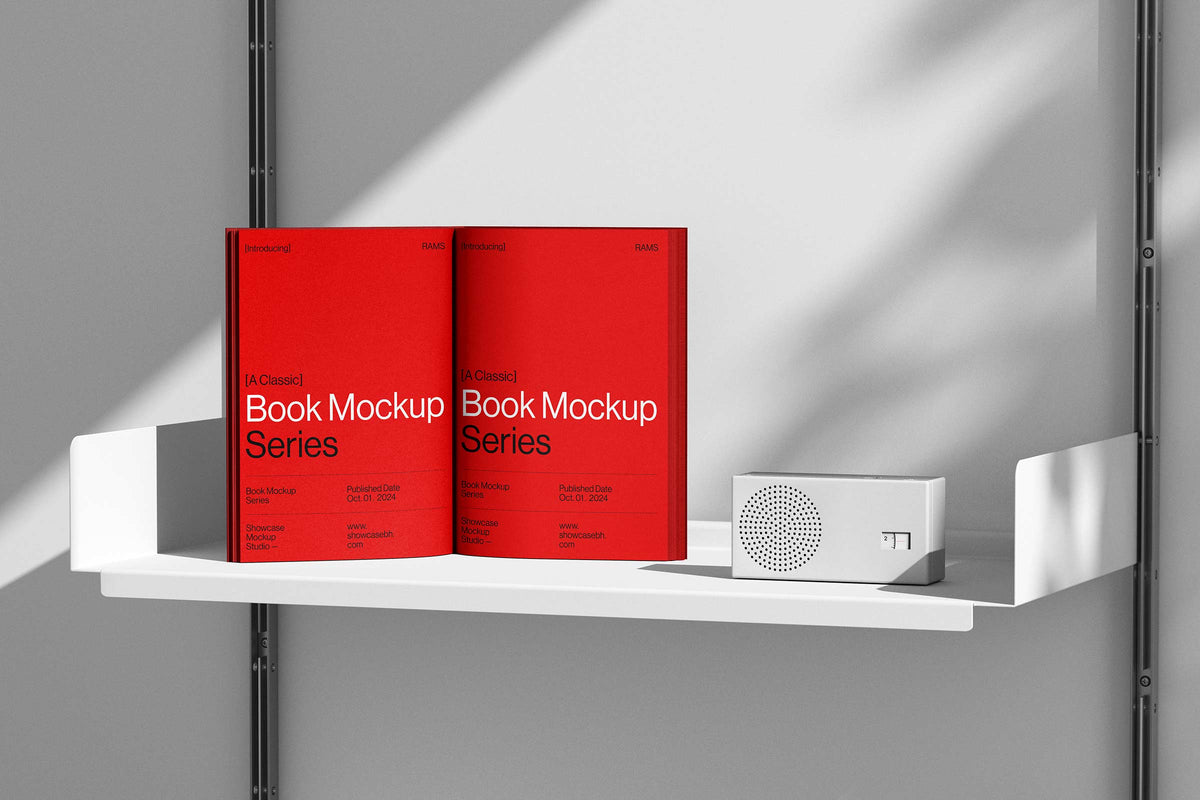 RM10_Book Mockup – Showcase Mockup Studio