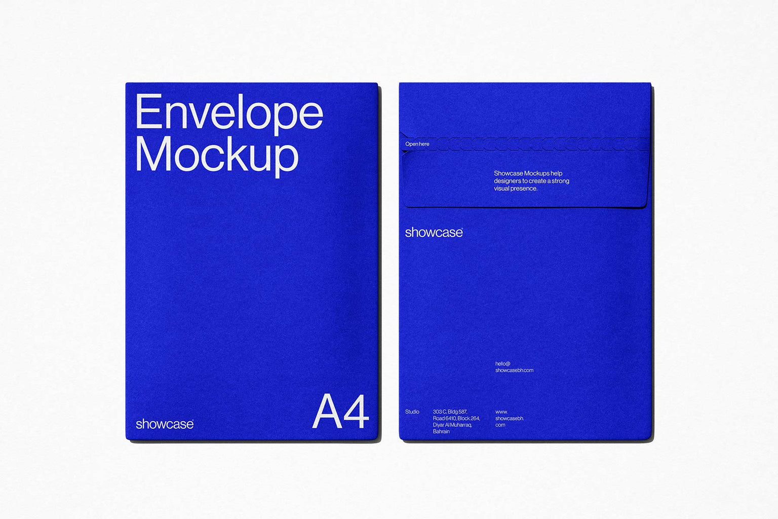 GB07_Envelope Mockup – Showcase Mockup Studio
