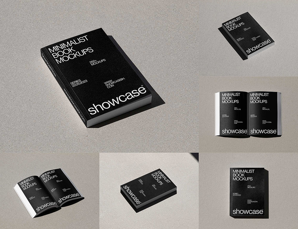 M_Book Mockup Bundle